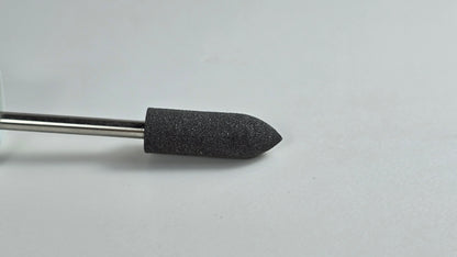 Silicone nail polisher №2, 3/32″, ⌀6*16mm, Black (XC) image 1