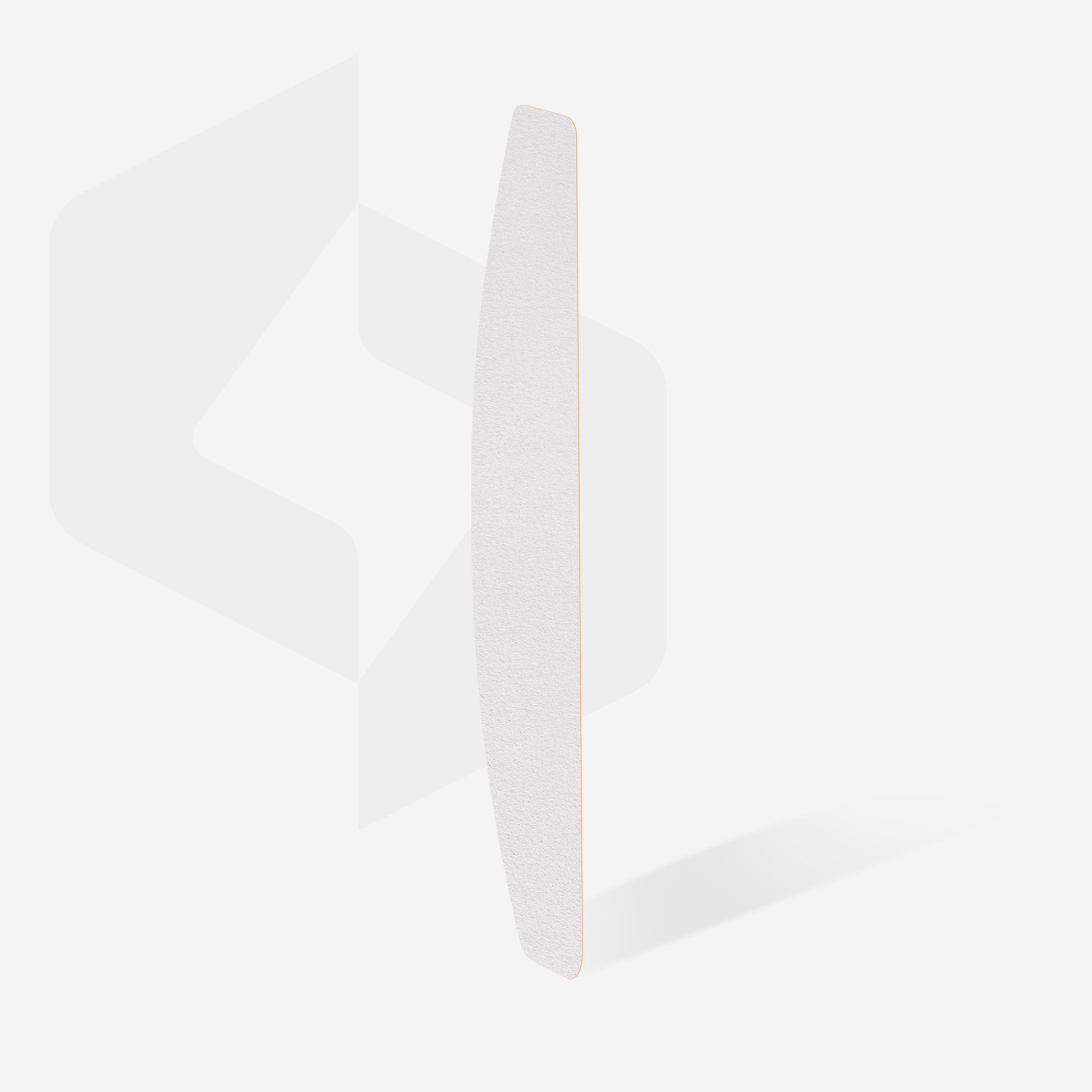 Disposable white files for crescent nail file EXPERT 42, 180 grit (50 pcs) image 1