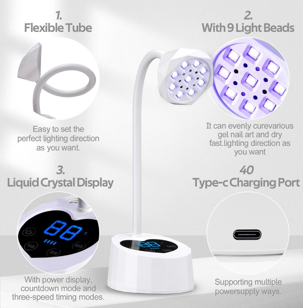 Mini AN LED nail lamp image 4
