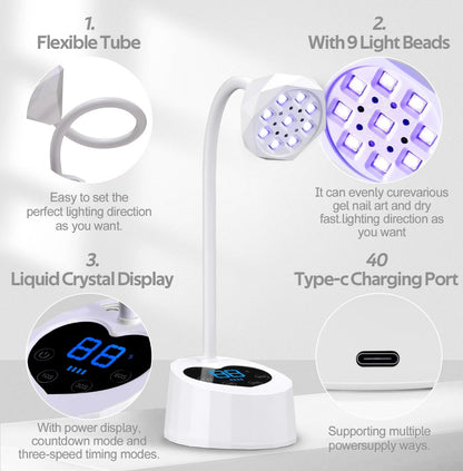 Mini AN LED nail lamp image 4