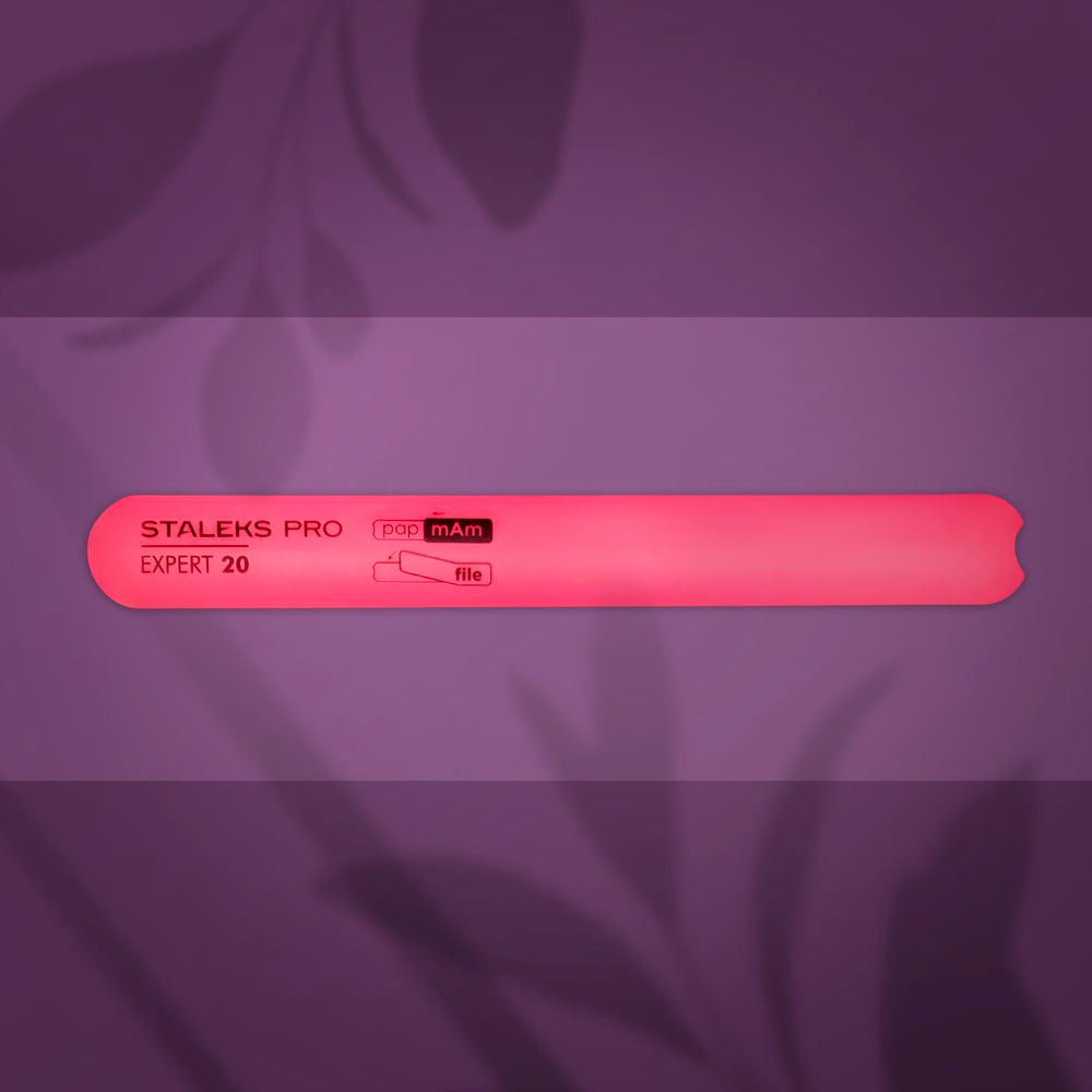Straight plastic slanted nail file (base) EXPERT 20 image 0