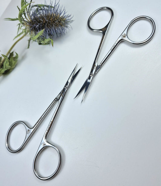 Professional cuticle scissors with hook Staleks Pro Exclusive 21 Type 2 (Magnoli image 0
