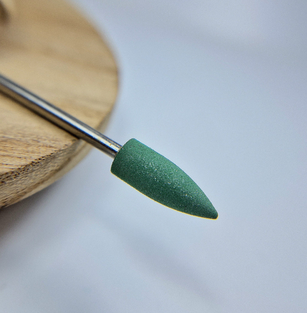 Silicone nail polisher, 3/32″, ⌀6*16mm, Green (C) image 0