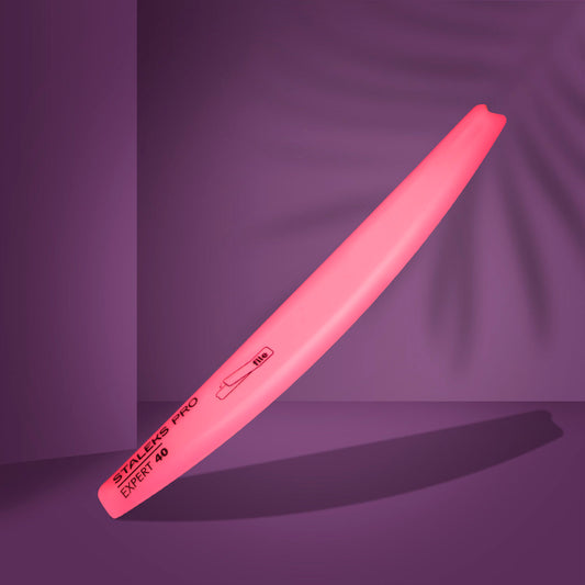 Slanted plastic nail file, crescent (base) Staleks Pro Expert 40 image 0