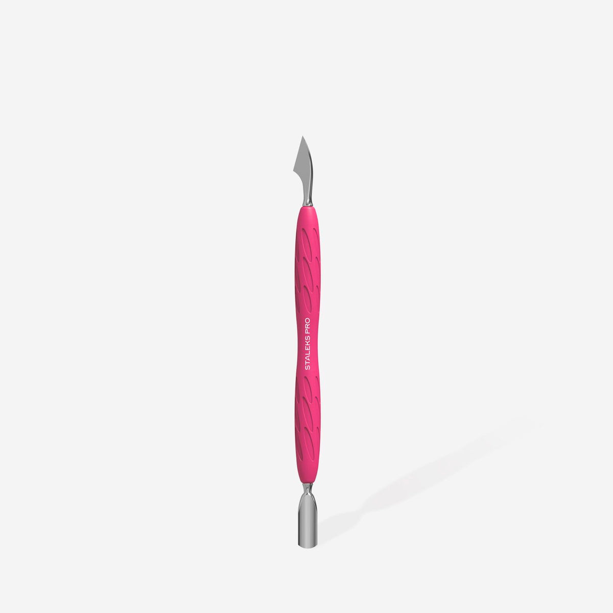 Manicure pusher Gummy with silicone handle UNIQ 10 TYPE 3 (rounded narrow pusher image 2