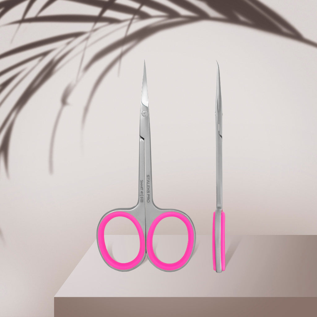 Professional cuticle scissors with hook Staleks Pro Smart 41 Type 3 image 0