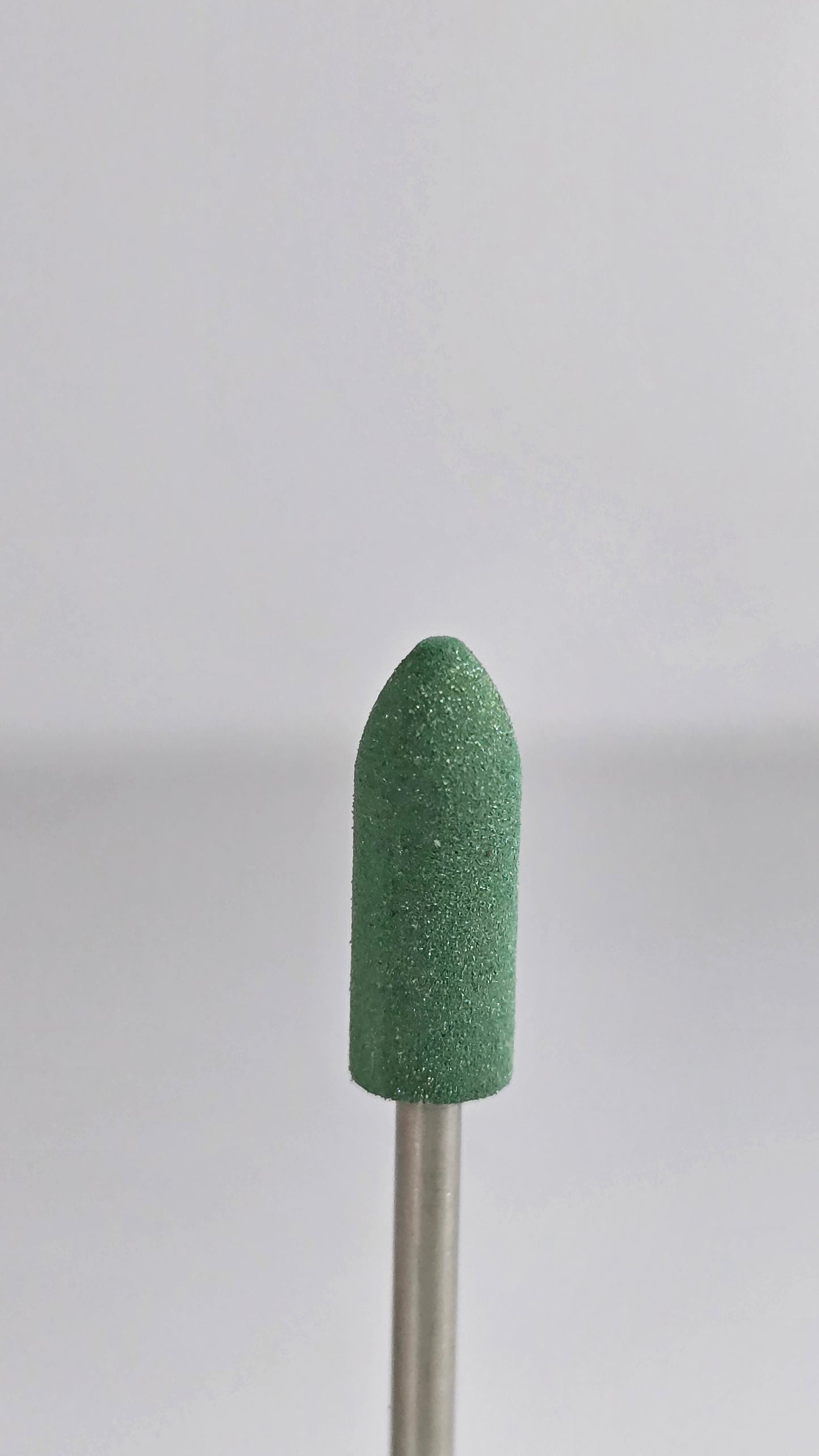 Silicone nail polisher №2, 3/32″, ⌀6*16mm, Green (C) image 0