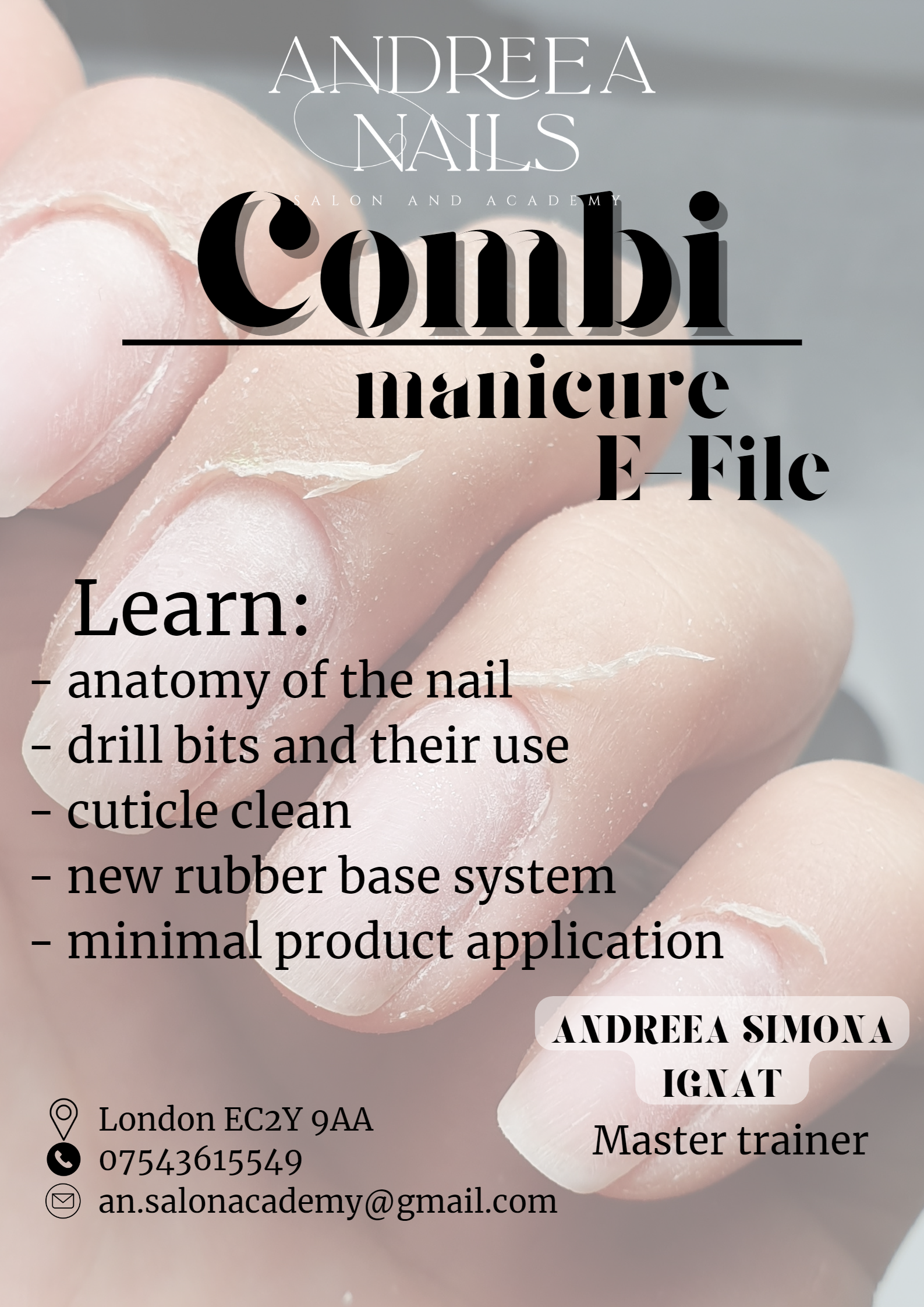 Comby Manicure E-File/BIAB image 0
