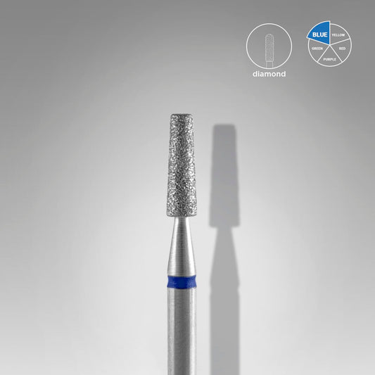 Diamond nail drill bit, “frustum”, red, head diameter 2,5 mm, working part 8 mm image 0